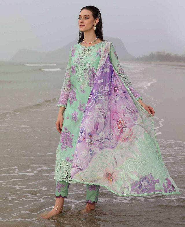 Indian Lawn Semi Stitched KS0523161