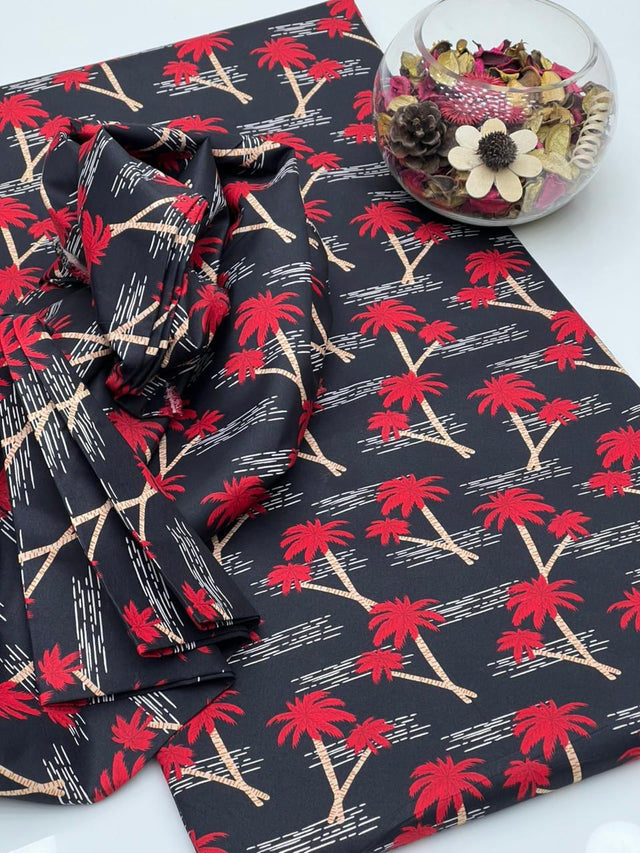Paper Cotton Slub Block Print KS0523165