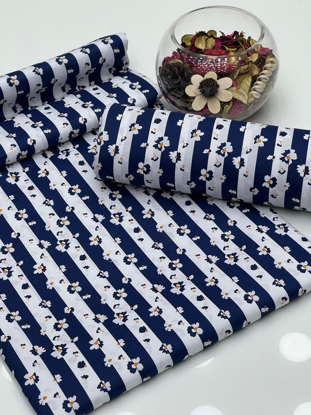 Paper Cotton Slub Block Print KS0523165