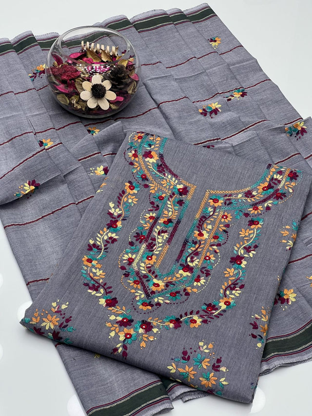 Indian Slub Monar Lawn Digital Print KS0523184