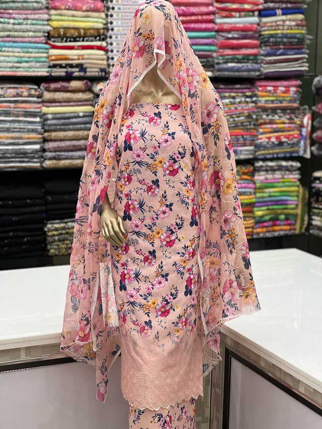Indian Slub Monar Lawn Digital Print KS0523186
