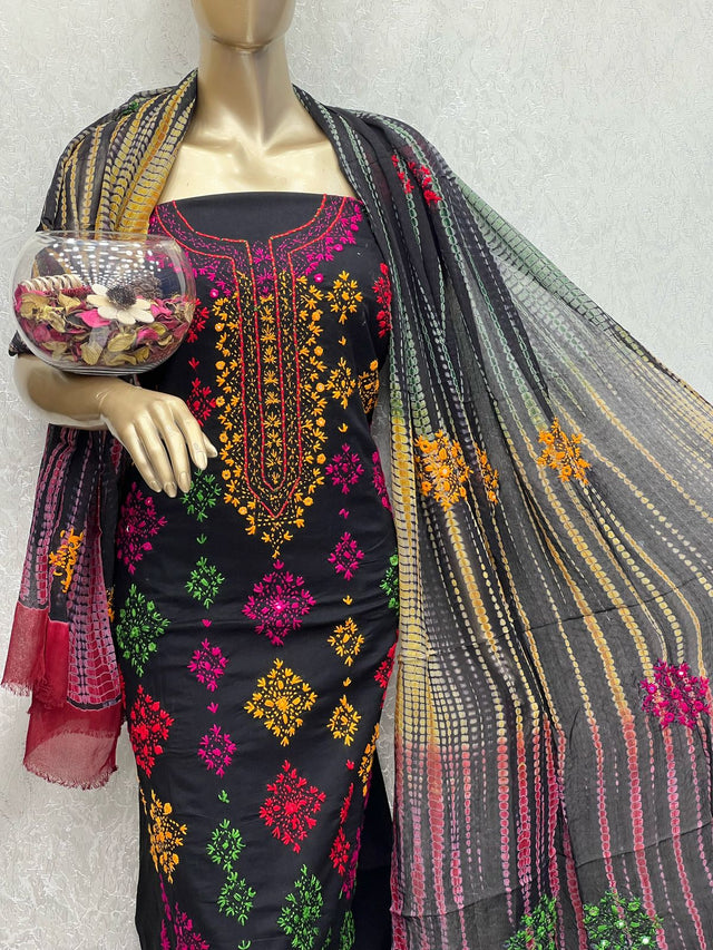 Soft Cotton Cross-Stitch Contrast Embroidery KS0623210
