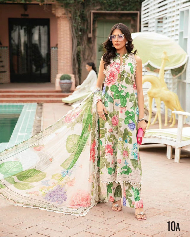 Chiffon Pakka Burr Jaal KS0823334