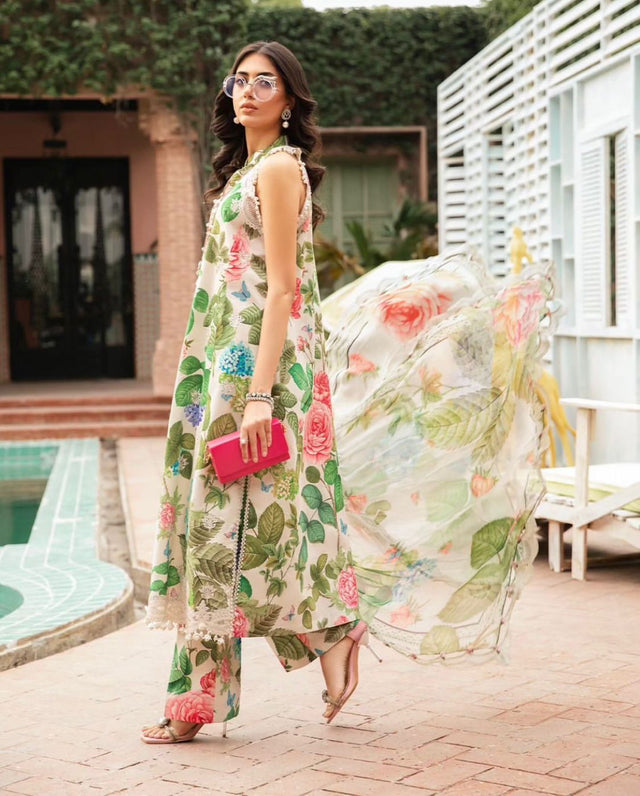 Chiffon Pakka Burr Jaal KS0823334