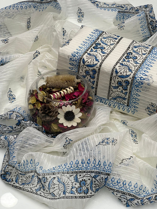 Linen Digital Floral Print 0923356