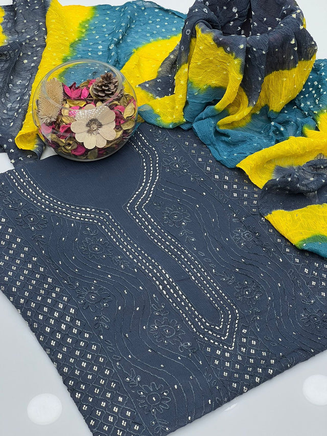 Dhanak Linen Jaquard Banarsi KS1023401
