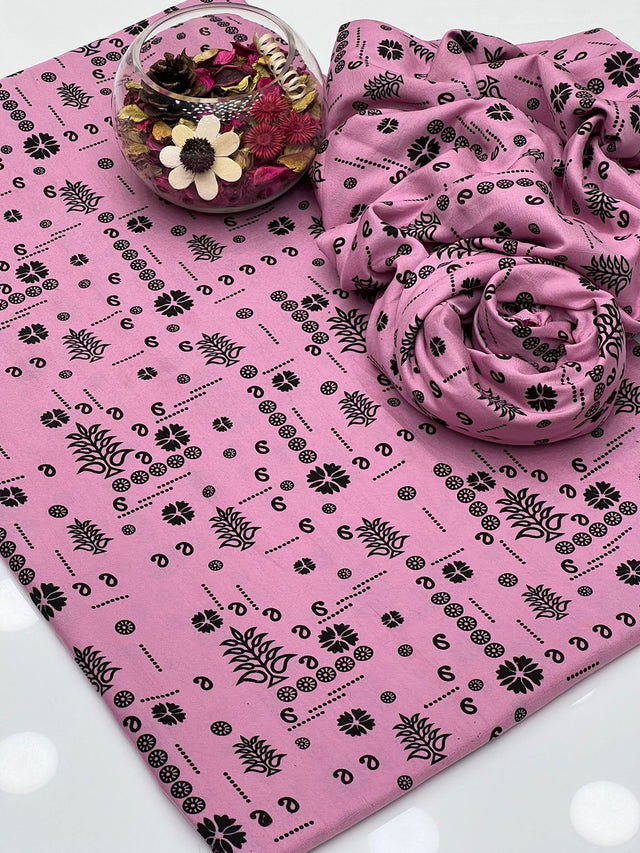 Slef Jacquard Pashamina Wool Kashmiri Patta Jall Jacquard Border Shawl KS1123498