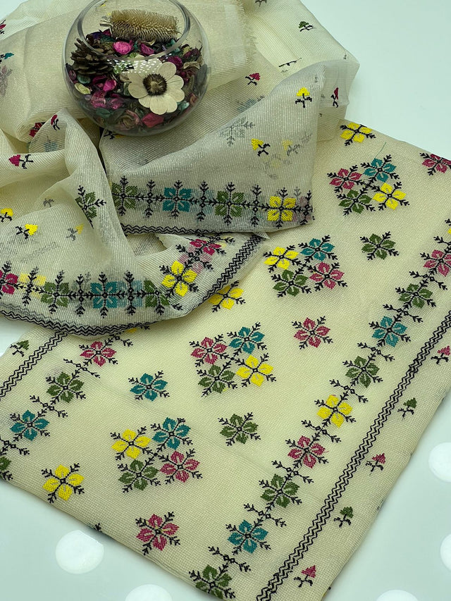 Khaddi Net Cross-Stitch Work Embroidery KS0623216