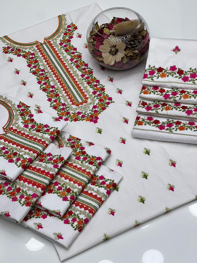 Cotton Satin Gala Embroidery KS0524267