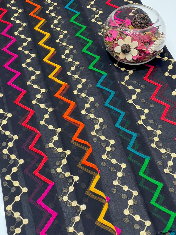 Chiffon Multi Embroided Only Dupatta KS0725331