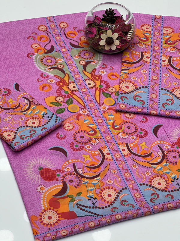 Working Women Edition Pure Lawn Digital Print 2Pcs Unstitched Dress KS0725337