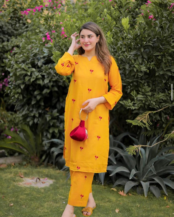 Soft Cotton Lawn Front Back & Sleeves All Over Embroidery KS0724343