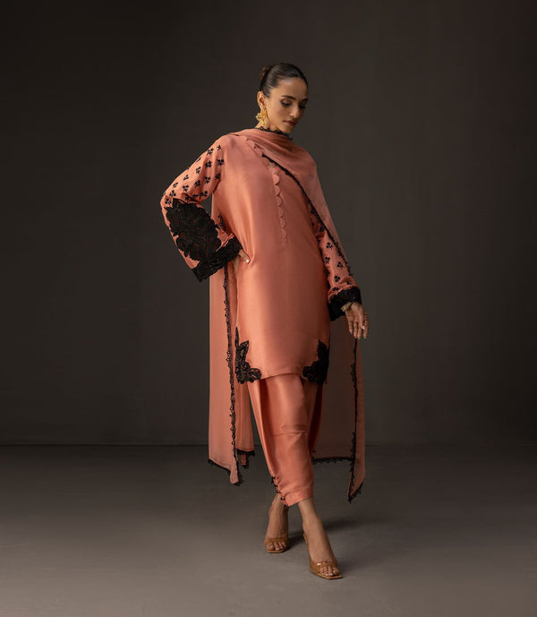 Shamoze Silk Digital Print 3Pcs Dress KS0725343a