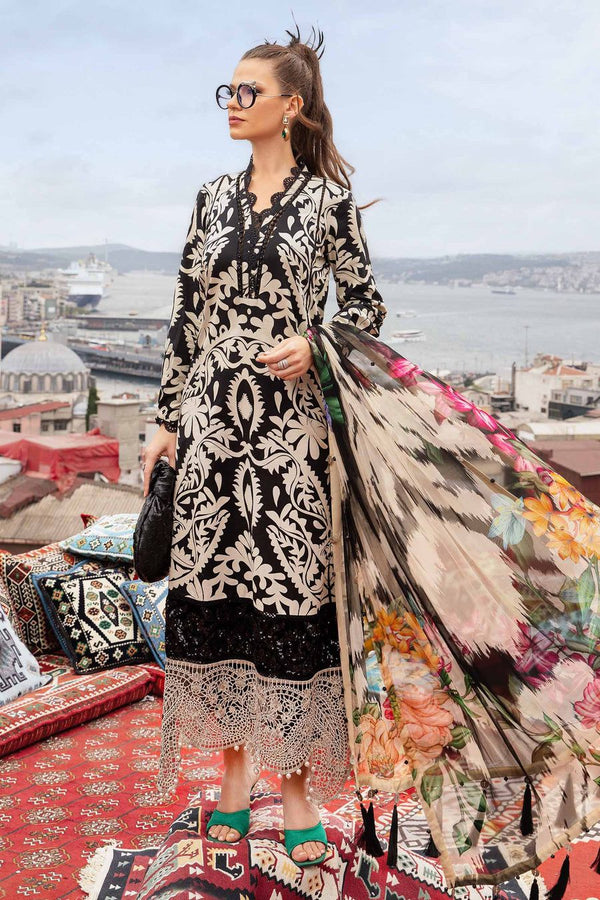 Shamoze Silk Digital Print 3 Pcs Dress KS0825375