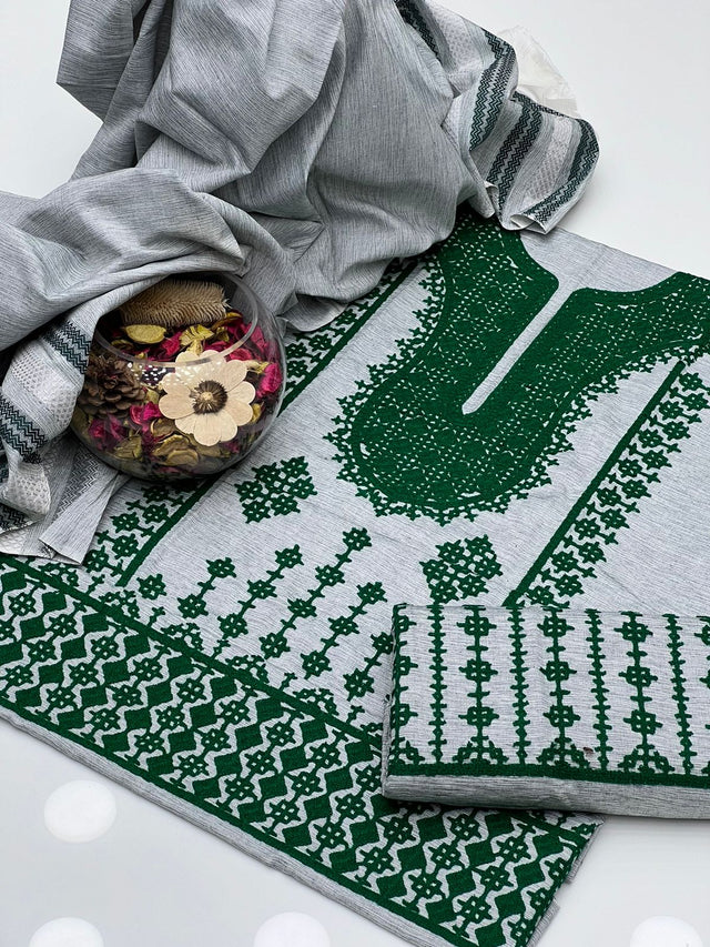 Khaddar Sidhi Style Embroidery KS1023415