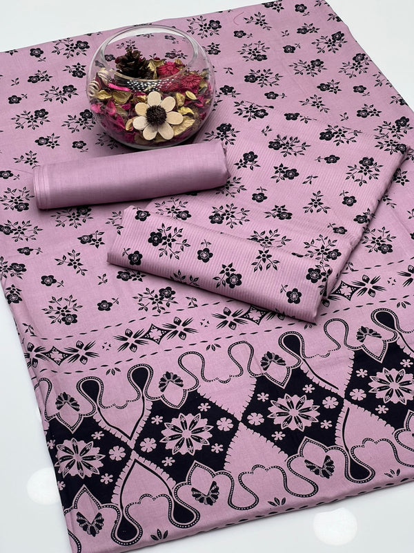 Linen Floral Table Print 3Pcs Dress KS1125550