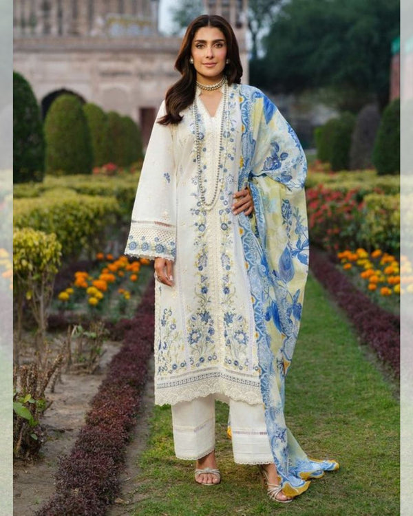 Dhanak Embroided 3Pcs Dress KS1225600