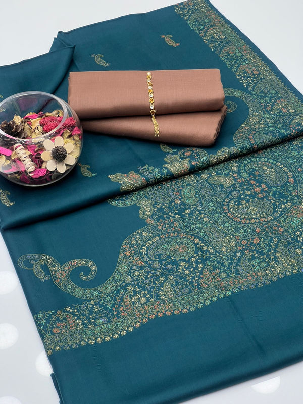 Pashmina Wool 3Pcs Dress KS1225614