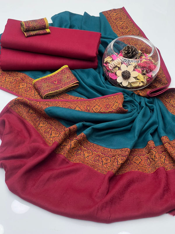 Pashmina Wool 3 Pcs Dress KS1225624