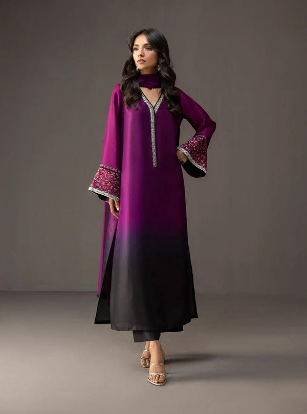 Shamoze Silk Digital Print 3Pcs Dress KS0825371